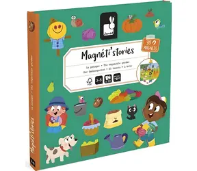 JANOD Magnetická knižka Záhrada / 30 magnetiek