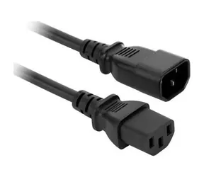 Akyga AK-PC-03A čierna / Napájací kábel / C14/C13 / 250 V / 10 A / 1,8 m