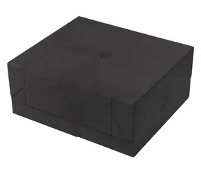 GAMEGENIC Box na karty Games Lair 600+ čierna / 600 kariet / magnetická miska na kocky / akrylový rozdeľovač