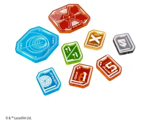 GAMEGENIC Sada tokenov SWU Premium PRO / Expansion Pack / 40 ks / obojstranné / akryl