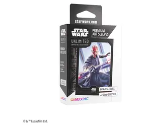GAMEGENIC Obaly na karty SWU: Darth Maul / Prémiové / 60+2 ks / 66 x 92 mm / Polypropylén