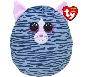 Ty Plyšová mačka Kiki šedá / Squishy / 22 cm