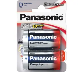Panasonic Everyday Power D (LR20) / Alkalická batéria / 1,5 V / 2 ks