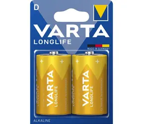 Varta Longlife Batéria LR20 (D veľké mono) / 1.5V / alkalická / 2 ks / v blistri