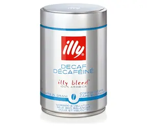 Illy Decaffeinato 250 g / Zrnková káva / 100% Arabica bez kofeínu / Plechovka