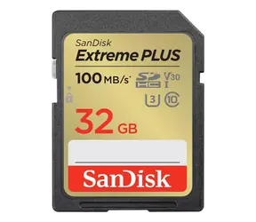SanDisk Extreme PLUS / Pamäťová karta SD / 32 GB