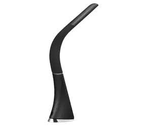 Platinet PDLU3B čierna / LED lampička / stmievateľná / dotyková / hodiny / 7 W