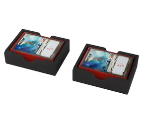 GAMEGENIC Box na karty Cards Lair 400+ čierna / 400 kariet / 2 šuplíky / magnetické klapky