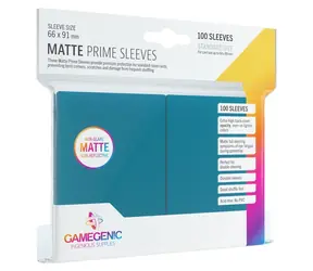 GAMEGENIC Obaly na karty Prime Matte modré / 66x91 mm / 100 ks / Polypropylén