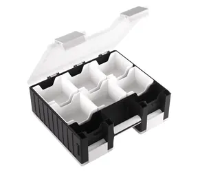 GAMEGENIC Box na karty Game Castle čierna/biela/číra / Zberateľské karty / Obaly a príslušenstvo