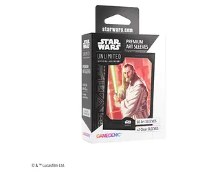 GAMEGENIC Obaly na karty SWU: Qui-Gon Jinn / Prémiové / 60+2 ks / 66 x 92 mm / Polypropylén