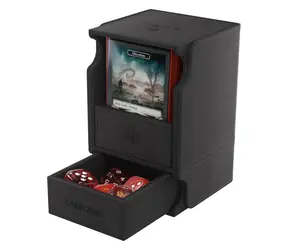 GAMEGENIC Box na karty Watchtower 100+ XL čierna / Kapacita 100 kariet v dvojobaloch / Priehradka na príslušenstvo