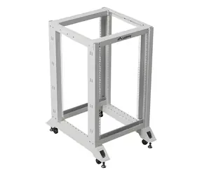 Lanberg Open Rack 18U sivá / Otvorený rack / 19" / 600 x 800 mm / nosnosť 600 kg