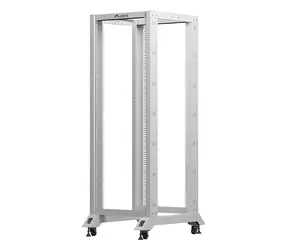 Lanberg Open Rack 32U sivý / Otvorený rack / 19" / 600 x 800 mm / nosnosť 600 kg