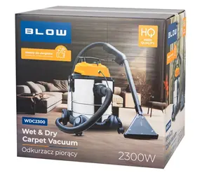 Blow WDC2300 / Umývací vysávač / nádrž 25 l / hadica 1,5 m / kábel 6 m