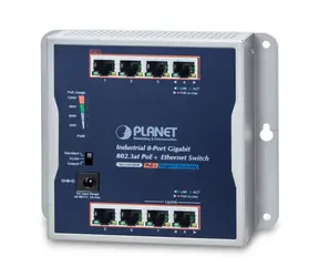 Planet Priemyselný switch 8 portov IP30