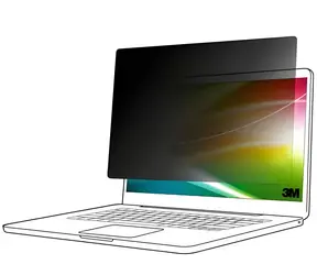 3M Bright Screen Privacy Filter / Filter súkromia na notebook / 13,3" / Lepiace upevnenie