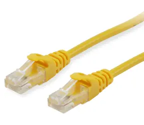 Equip Cat6a žltá / Patch kábel / U/UTP / RJ-45 / 0,25 m / LSZH