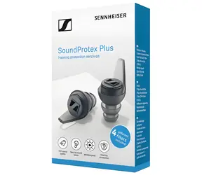 Sennheiser SoundProtex PLUS sivá / Ochranné štuple do uší / pasívne potlačenie hluku / vymeniteľné akustické filtre