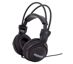 Maxell Home Studio čierna / Slúchadlá / náušníky / 3,5 mm jack / kábel 5 m