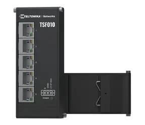 Teltonika TSF010 / priemyselný Switch / 5- Port / 100 Mbps / 7-57 VDC / IP30