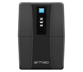 Armac Home Lite HL850E/LEDV2 čierna / Záložný zdroj / Line-Interactive / 850 VA / 2x 230V / AVR