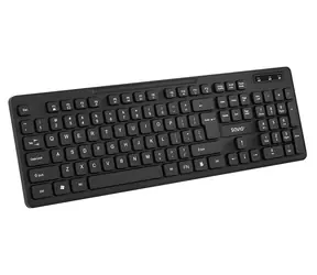 Savio KB-02 čierna / Klávesnica / Bezdrôtová / 2,4 GHz / QWERTY