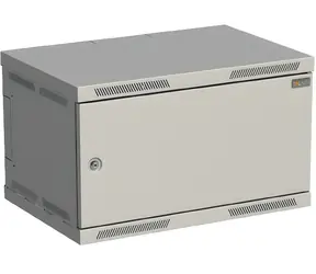 Solarix SENSA-6U-64-21-G / Rozvádzač / Nástenný / 6U / 400 mm / plechové dvere / RAL 7035