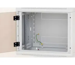 Triton RBA-12-LS6-CAX-A1 / Nástenný rozvádzač / 12U / 600x595 mm / perforované dvere 80% / RAL 7035