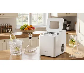 Salente IcePro / Výrobník ľadu / 15 kg ľadu/24 h / 2 veľkosti kociek / samočistiace funkcie