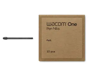 Wacom Pen Nibs Felt / Náhradné hroty pera / plstené / 10 ks / pre Wacom One Standard Pen