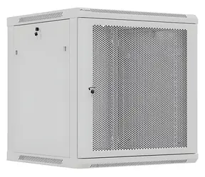 Lanberg WF01-6612-23S sivá / Nástenný rozvádzač / 19" / 12U / 600×600 mm / nosnosť 60 kg