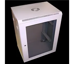 DATACOM 19" rozvádzač jednodielny 15U / Rozvádzač / Nástenný / hl. 440 mm / šedý