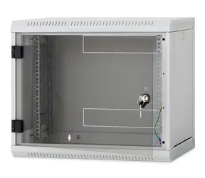 Triton RUA-18-AS6-CAX-A1 / Nástenný rozvádzač / 18U / 600 mm / sklenené dvere / odnímateľné bočnice