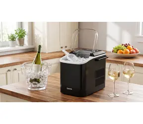 Salente IceMax / Výrobník ľadu / 12 kg ľadu/24 h / 2 veľkosti kociek / samočistiace funkcie