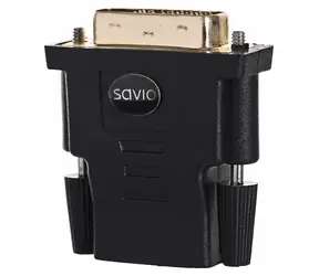 Savio CL-21 čierna / Adaptér / DVI - HDMI / MF / Full HD