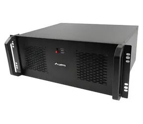 Lanberg SC01-3504-10B / Serverové šasi / 19" 4U / ATX / Micro-ATX / Mini-ATX / 2x 120 mm / 1x 2,5" +1x 3,5"
