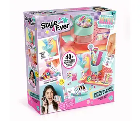 CANAL TOYS Kreatívna sada Mini Stationary Maker / Dekorácia písacích potrieb / korálky, nálepky, pastelky / od 6 rokov