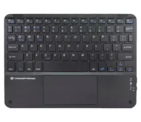 Conceptronic Klávesnica s touchpadom čierna / Bezdrôtová klávesnica / touchpad / Bluetooth 5.4 / US layout
