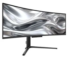 49" LC-Power LC-M49QCO čierna / Monitor / QD-OLED / 5120x1440 / 144 Hz / 1800R / DP+HDMI / USB-C