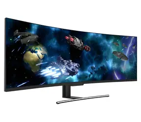 49" LC-Power LC-M49-DFHD-144-CQ čierna / Monitor / zakrivený / VA / UltraWide Full HD / 144Hz / HDR400