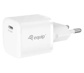 Equip USB-C 20W biela / Sieťová nabíjačka / USB Power Delivery 3.0 / 1x USB-C / 20 W / 25 ks/balenie