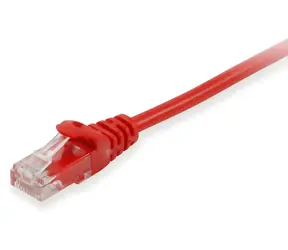 Equip Cat6a U/UTP červená / Patch kábel / RJ45-RJ45 / 3 m / PoE+ / LSZH