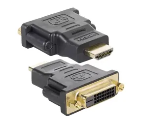 Techly IADAP-HDMI-606 čierna / Redukcia / HDMI na DVI-D 24 +1 / Dual Link / pozlátené konektory