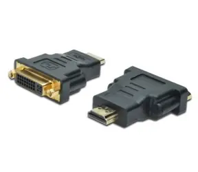 Digitus / Redukcia / HDMI Typ A na DVI-I (24+5) / samec/samica / max. rozlíšenie 1920×1200 / čierna