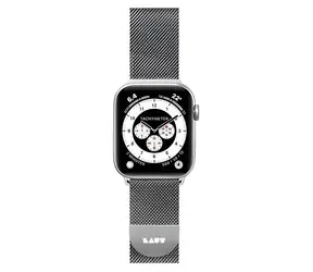 LAUT Steel LOOP strieborná / Remienok / pre Apple Watch 42 a 44 mm / nerezová oceľ