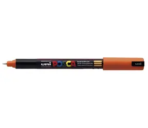 POSCA PC-1MR oranžová / Popisovač / Akrylový / Okrúhly hrot 0,7 mm / Rýchloschnúci