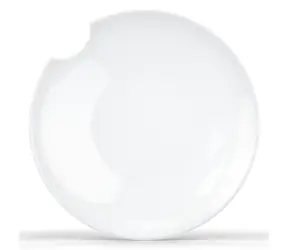 Fiftyeight Biss biela / Hlboký tanier / O 24 cm / 2 ks