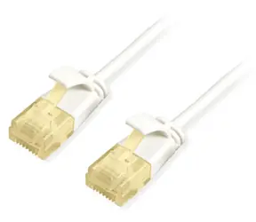 Equip SlimFlex biela / Patch kábel / Cat6A U/UTP / RJ45-RJ45 / 3 m / LSZH