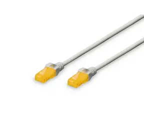 Digitus / Patch kábel / Cat6a / U/UTP / RJ45-RJ45 / 3 m / sivý
